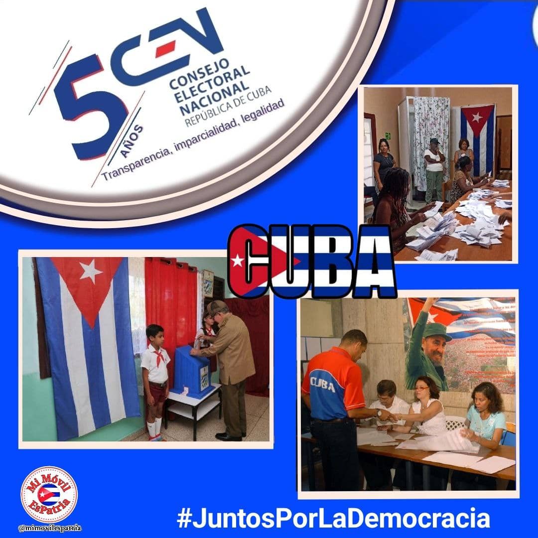 Hoy llega a su quinto aniversario el Consejo Electoral Nacional. Ha asegurado la transparencia, imparcialidad y legalidad de los múltiples procesos electorales que se han efectuado en #Cuba. ¡Felicidades! #5CENCuba