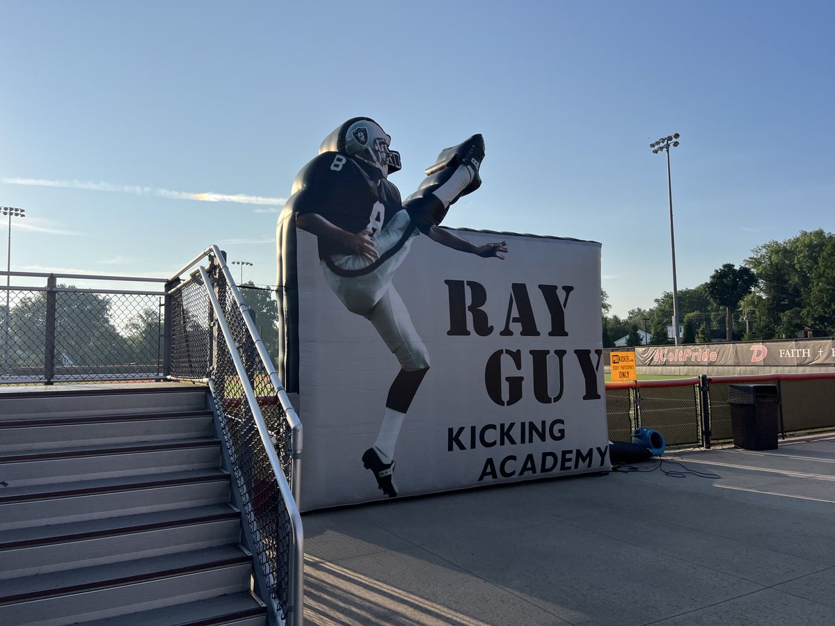 Prokickercom's tweet photo. Ray Guy @Prokickercom Top Prospect Camp 2024! Today and tomorrow in Louisville KY! @Gatorade #LegendaryTraining #LegendaryResults https://t.co/3V2bzAZcXg