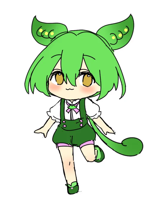 立ち絵とかになりそうなずんだもん!#ずんだもん 