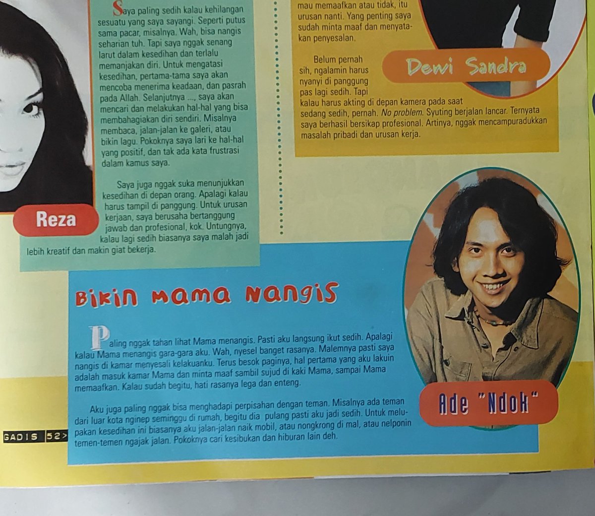 AdeAdhitya's tweet photo. Majalah gadis 1998 https://t.co/xxB8zhjK63