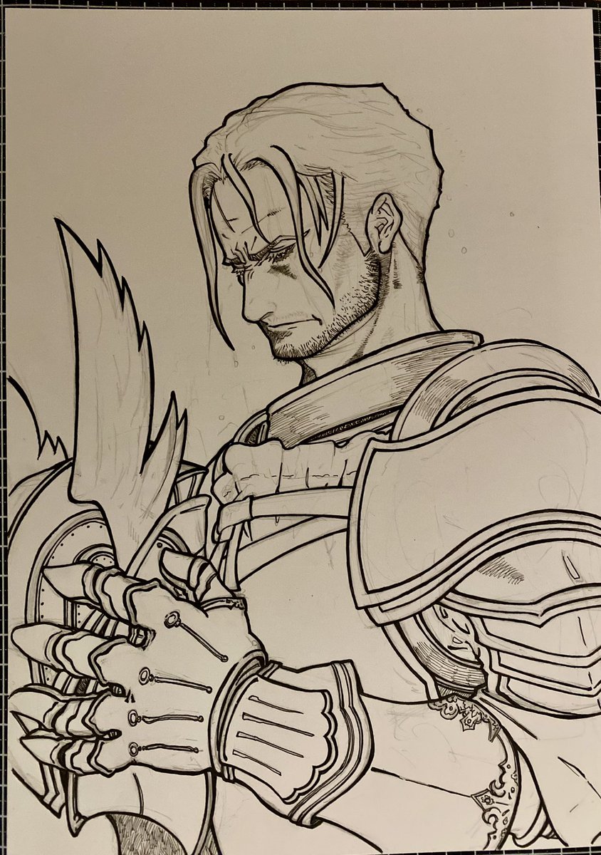 cprjr096's tweet photo. 竜騎兵ジュヌーン・アパタイザ
「ゴリアテのデニムよ。
貴様の仲間��ジュヌーンはな、村一つを焼き払い、何の罪もない竜使いたちを虐殺した犬畜生にも劣る外道なのだッ!!」
バスク村後のジュヌーンを描きました。
#タクティクスオウガ
#ジュヌーン
#イラスト練習
#ohuhu
#artmarkers https://t.co/HDGjbBDYhl