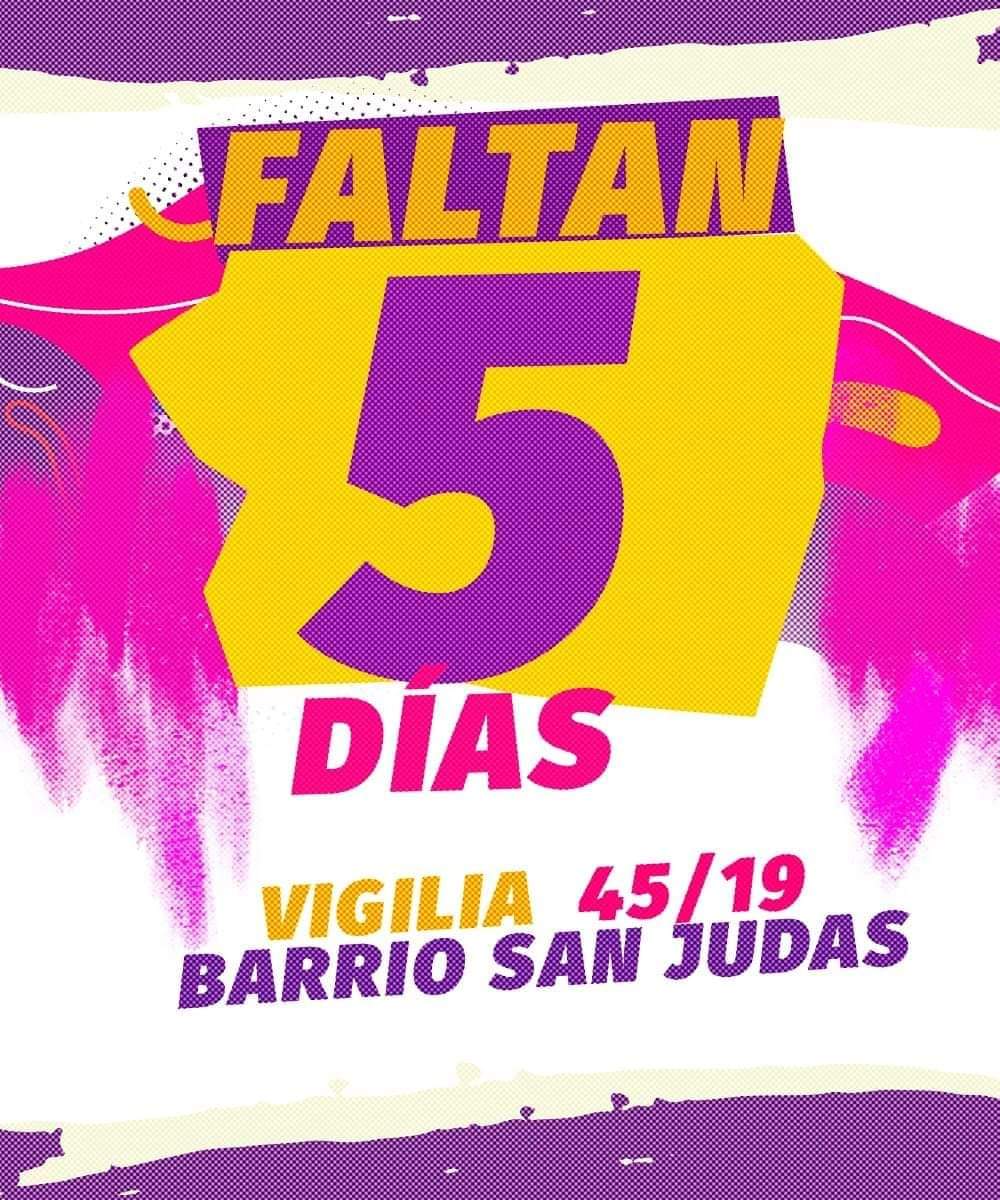 Se los vengo advirtiendo,  les recomiendo ir, después no estén con el pesar al oír las anécdotas de cómo estuvo, eso va a estar deaverg... están todos invitados a la #VigiliaSanJudas #PLOMO19
