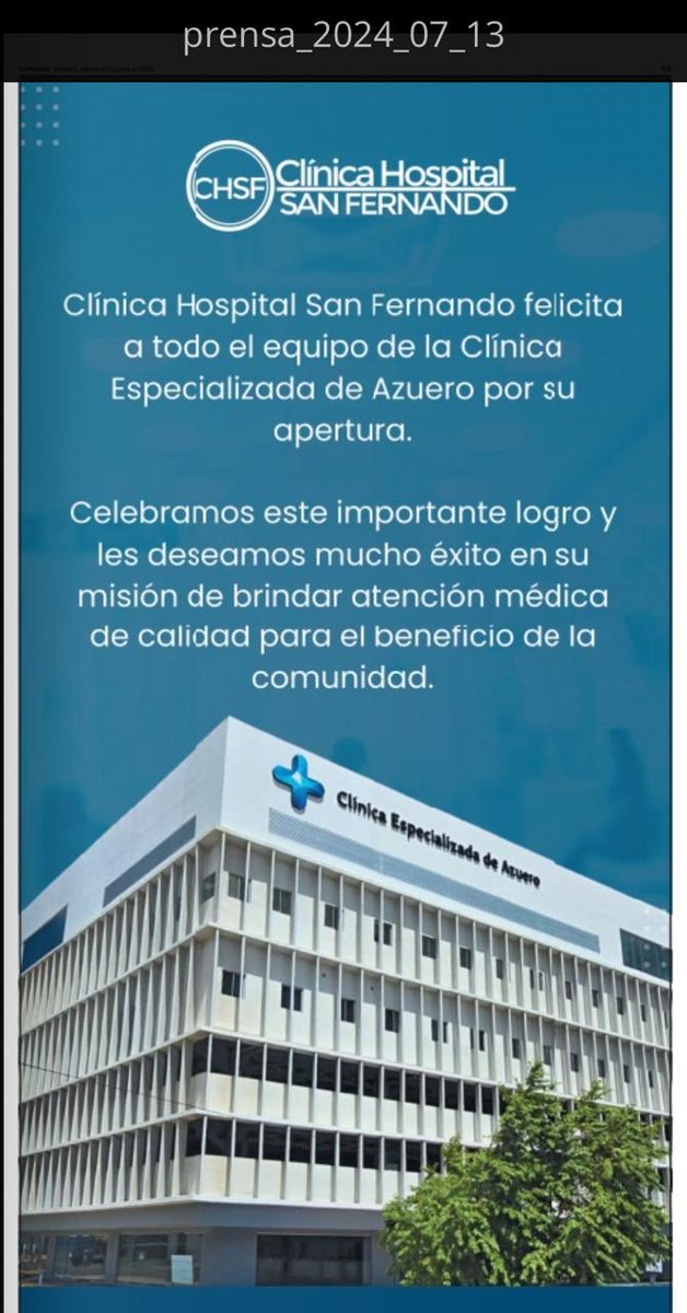 Un compromiso cumplido.
Hoy inauguramos la Clínica Especializada de Azuero.