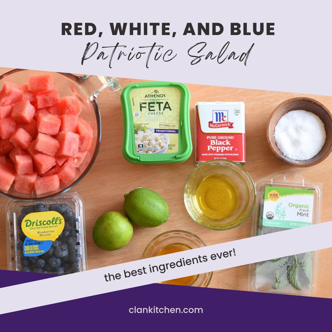 clan_kitchen's tweet photo. Looking for a refreshing and patriotic dish to wow your guests? Look no further than this mouthwatering Red, White, and Blue Summer Salad! 😍

https://t.co/1N8HIEprEs 

#patrioticfood
#watermelonsalad
#watermelon🍉
#easyrecipes https://t.co/ZGwLxUU25C