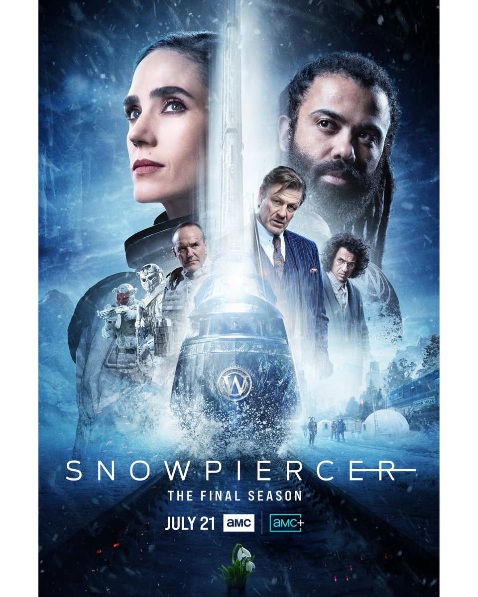 Series #Snowpiercer Final Season Streaming From 21st July On #AMC &amp; #AMCPlus.
Starring: #JenniferConnelly, #DaveedDiggs, #MickeySumner, #AlisonWright, #LenaHall, #IddoGoldberg, #SusanPark, #SamOtto, #SheilaVand &amp; More.

#SnowpiercerSeason4 #Snowpiercer4 #SnowpiercerS4 #PrimeVerse