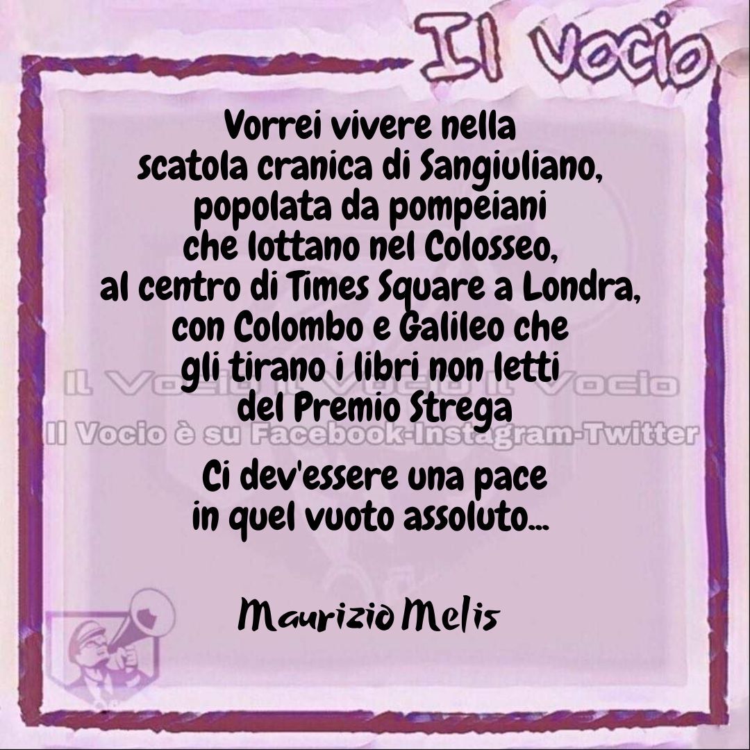 ilvocio's tweet photo. Maurizio Melis @Matiz58 #13luglio
#ilvocio #sangiuliano #cranio #voto #scatola #Pompei #Colosseo #timesquare #libri #premiostrega #pace https://t.co/BfI88uxBl0