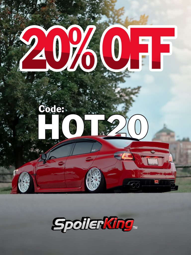 SpoilerKingLLC's tweet image. Clean, Slammed, Subaru equipped with our Roof Spoiler style #380R! 🔥⁠

Code: HOT20 FOR 20% OFF ALL SPOILERS!⁠
⁠
Check out our website for products we make for most make and models!⁠
⁠
Use #spoilerking for a chance to be featured!⁠
⁠
#madeintheusa🇺🇸 #subilife #carsofIG