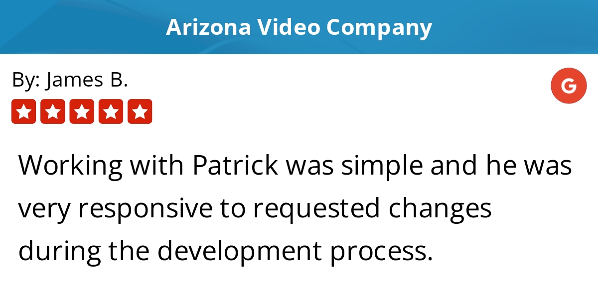 PatrickSipperly's tweet photo. 5 Star: James B. "Working with Patrick was simple and he was very responsive to requested changes..." https://t.co/uiR5RvFG0y