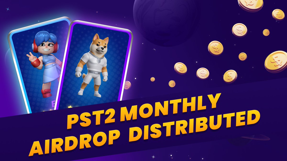 🪂 MONTHLY AIRDROP FOR EVE NFT HOLDERS! 🎟️

PST2 has been distributed to the holders and those who activated their NFTs in the Pocket Space app for the past 30 days! 🙌

Hold more Eve NFTs to increase your share of $HXC Hexacore platform token AIRDROP

➡️ Learn more: