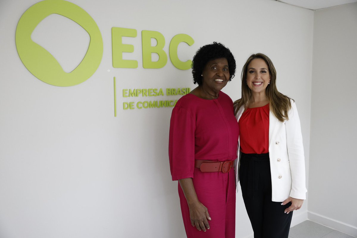 Ela é um exemplo de força, coragem e determinação em fazer a diferença no mundo. Ontem Bene nos visitou na <a href="/ebc/">ebc</a> do Rio.

Foi uma alegria falar sobre os nossos projetos para a comunicação pública do país e sobre construir coletivamente para potencializar as mulheres e negros.