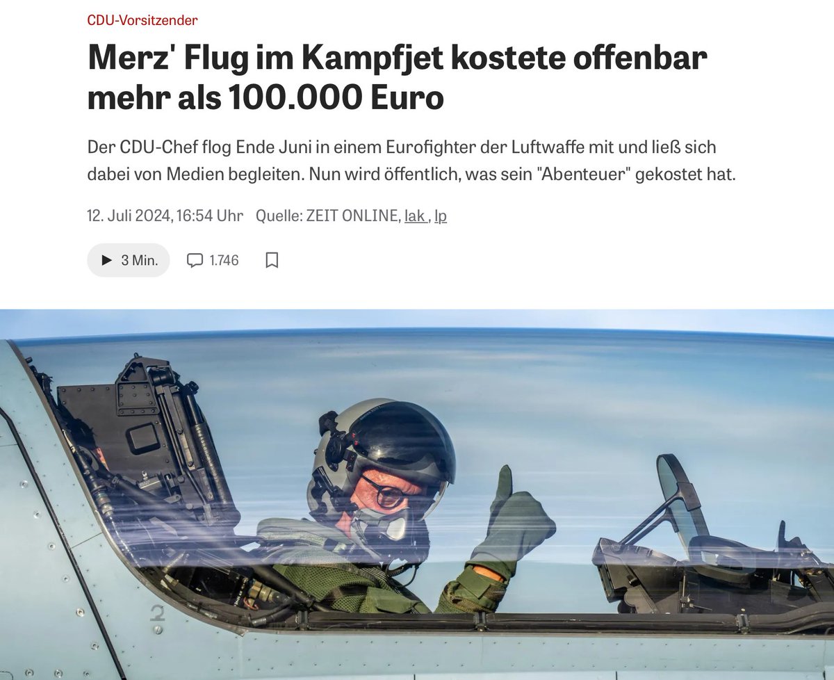 Dornenresli's tweet photo. Er besitzt eine Villa als Zweitwohnsitz und findet, dass 3,85€ pro Tag für Lebensmittel für ein Kind zu viel sind. 
Er fliegt zum Spaß Kampfjet, aber  <1€ im Monat für Spielzeug für Kinder = "ein sorgenfreies Leben".
Es ekelt mich vor diesem Mann.
Nur noch Verachtung. #Merz https://t.co/N5Jdu8Ik4d