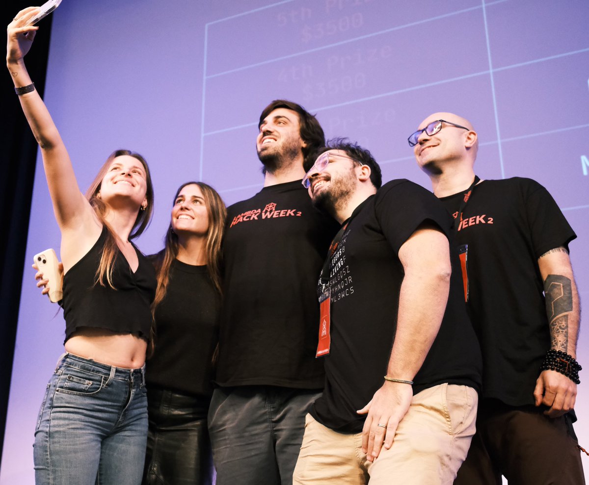 matigru93's tweet photo. Wrapping up #LambdaHackWeek 2 and @EthCC. Really thankfull for all the projects that joined us, not just for sponsoring but for sending smart people to help and guide hackers during 4 days. Personal highlights and takeaways:

1) Many participants from last year stopped by to share how our event helped them either kickstart an idea they had or land jobs at some of the best projects. @class_lambda’s Hack Week is all about this, about connecting great minds with great projects. Happy to see this happen.

2) Some of the 43 projects presented actually solved real problems different networks are having. In an industry where we tend to create our own problems to then go fix them, I think this is pretty cool.

3) Despite over 300 side events at #ethCC, we had 175 participants presenting something after 4 days of hard work. I think the reason for this are not the bounties or prize money, but the opportunity to connect and work hands-on with industry veterans and having one same space to learn about some of the smartest projects rn.

4) Do we really need so many side events? Empty chairs were trending this year. Maybe next year the focus should be different, with different projects aligning and organizing events that generate real user value instead of just brand marketing.

5) Having a workspace during ethCC week is incredibly valuable. We're proud that our space served as a coworking hub, fostering collaboration and breaking down barriers between companies.

6) Organizing these events is exhausting, but with a team that is committed, shares your values, and tackles every challenge head-on, it becomes a pleasure. Thanks @lean_knack, Delfi, @fst_manon74, and all of @class_lambda for making this week so fun.

7) Don’t try to write a thank you post without using ChatGPT. Don’t be as stubborn as me. Your time will be much better spent you just embrace technology