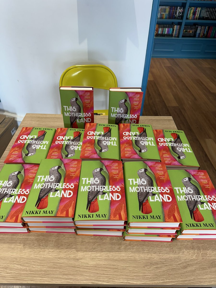 Nikki May (@nikkiomay) on Twitter photo Thank you <a href="/bertsbooks/">Bert’s Books</a> for having me!
First #ThisMotherlessLand ✍️ and I sold a few books (one wasn’t even mine!)
A few 🦜 pins left so 🏃🏽♀️ Thank you <a href="/bertsbooks/">Bert’s Books</a> for having me!
First #ThisMotherlessLand ✍️ and I sold a few books (one wasn’t even mine!)
A few 🦜 pins left so 🏃🏽♀️
