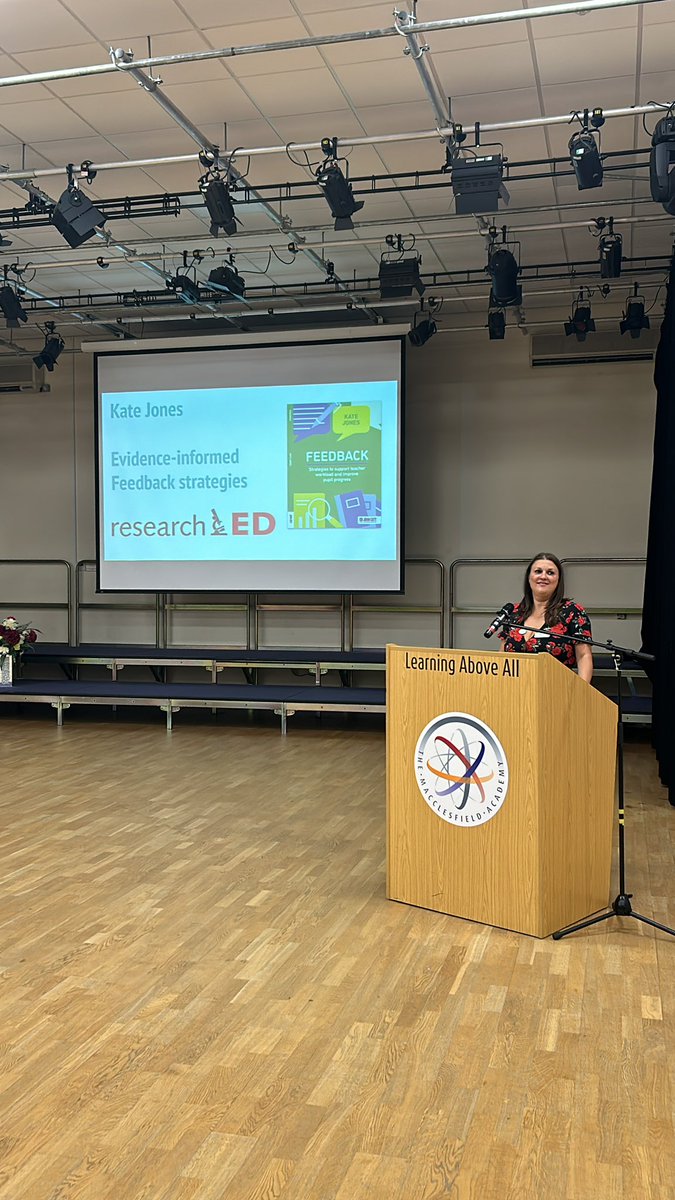 <a href="/researchEDChesh/">ResearchED Cheshire</a> Ready for <a href="/KateJones_teach/">Kate Jones</a> session on feedback 🙌🏻🙌🏻🙌🏻🙌🏻