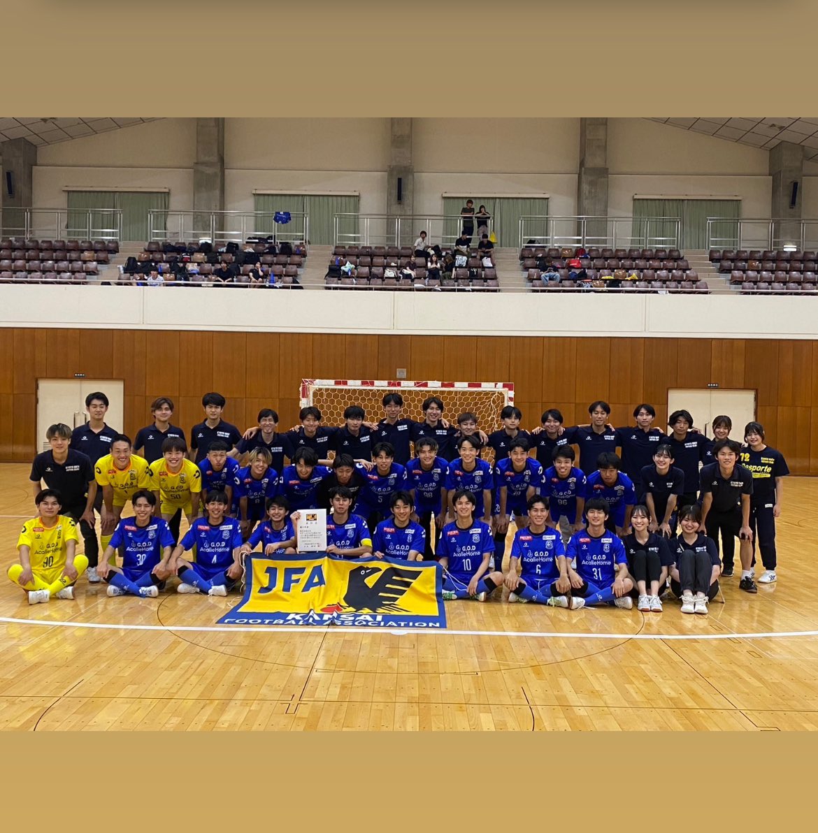 futsalARI's tweet photo. 【インカレ関西大会】
🏆第20回全日本大学フットサル大会 関西大会
📍太陽が丘

🗓7/13(土)　11:45KO
🆚甲南大学
〇2-2(PK5-4)
得点者（アシスト）
#10古林(#39渡邉）
#9畠山(88杉山)

🗓7/13(土)　16:30KO
🆚神戸大学
〇1-1(PK7-6)
#5大堀（#9畠山） https://t.co/RizPd0XFZx