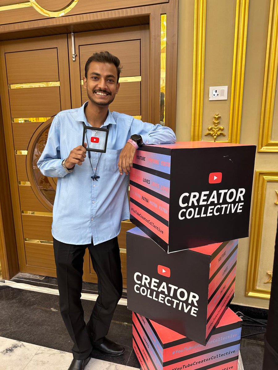 mintukumarpune's tweet photo. Aap logo ne jo itne saal apna pyar aor support diya ussi ke vajah se aaj YouTube ne mujhe apne event me invite Kiya tha, Thanks 
#youtubecreatorcollective @YTCreatorsIndia @TeamYouTube @YouTubeIndia https://t.co/SDI3VcVIhN