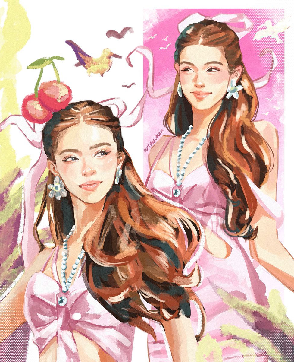 artduchin's tweet photo. pink princess 🎀👑 #HappySlayceyDay @bini_stacey https://t.co/ktzE4yR1c1