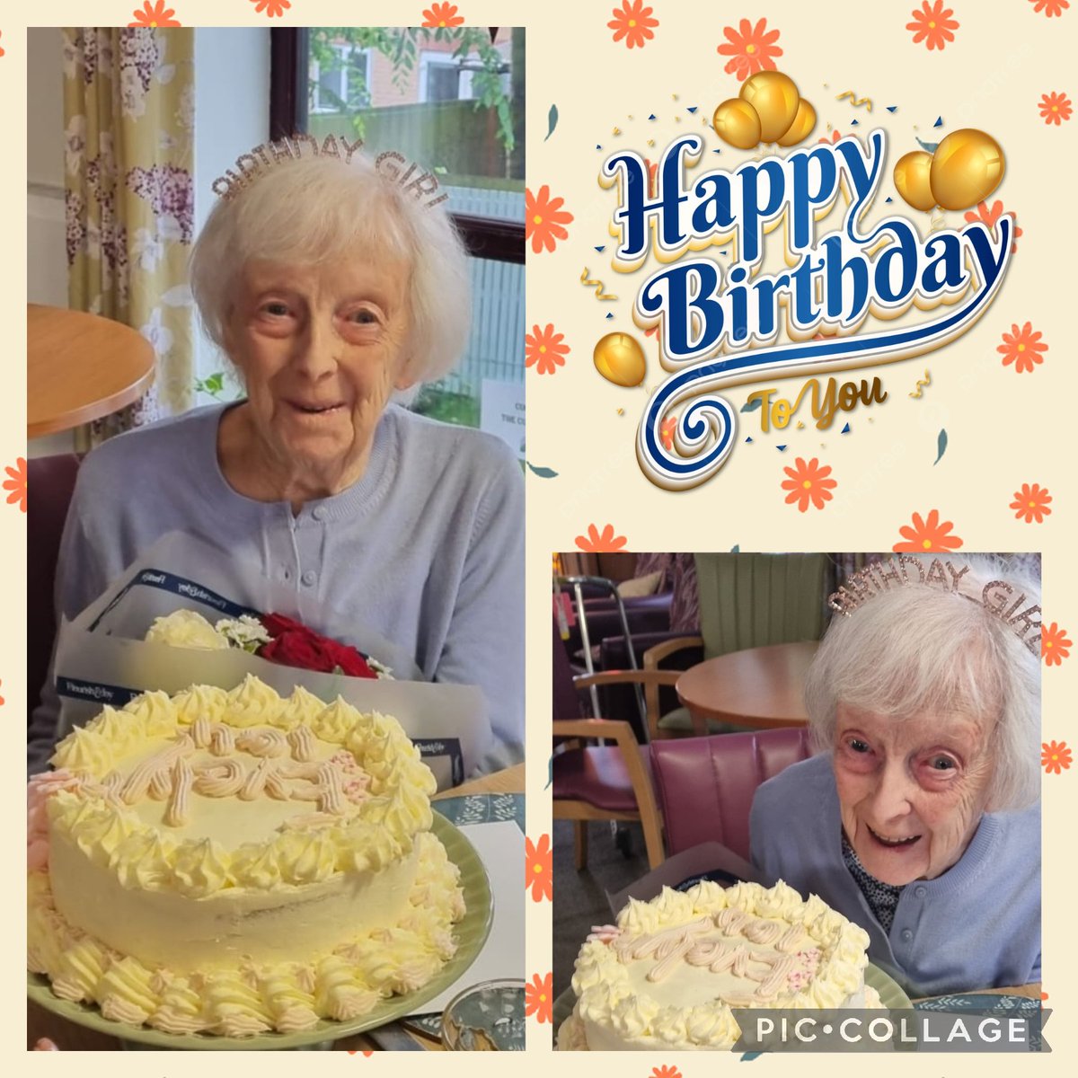 SpringfieldBFD's tweet photo. We would like to wish Evelyn a massive 104th birthday today! 🎈🎉🎈🎉 You amaze us all!! Have the best day! 🥳🎂 Lots of Love 🩷 🎉❤️ @AnchorLaterLife #birthday #104 #tellusyoursecret https://t.co/me7pvSkFji