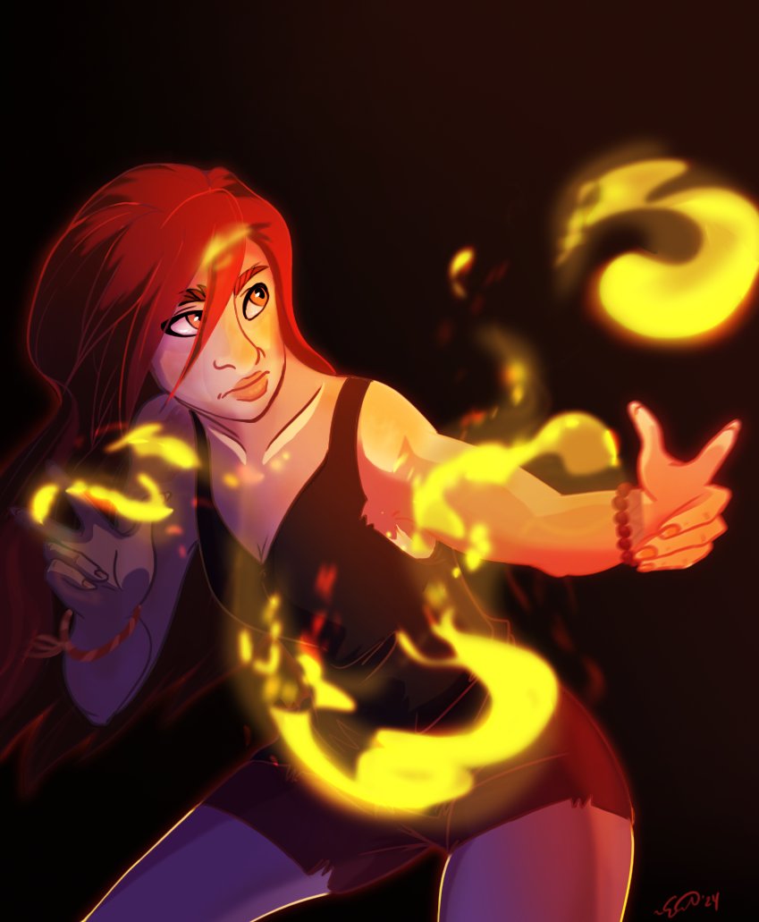 Haven't been on here in a long time. Posting some #artfightattack pieces