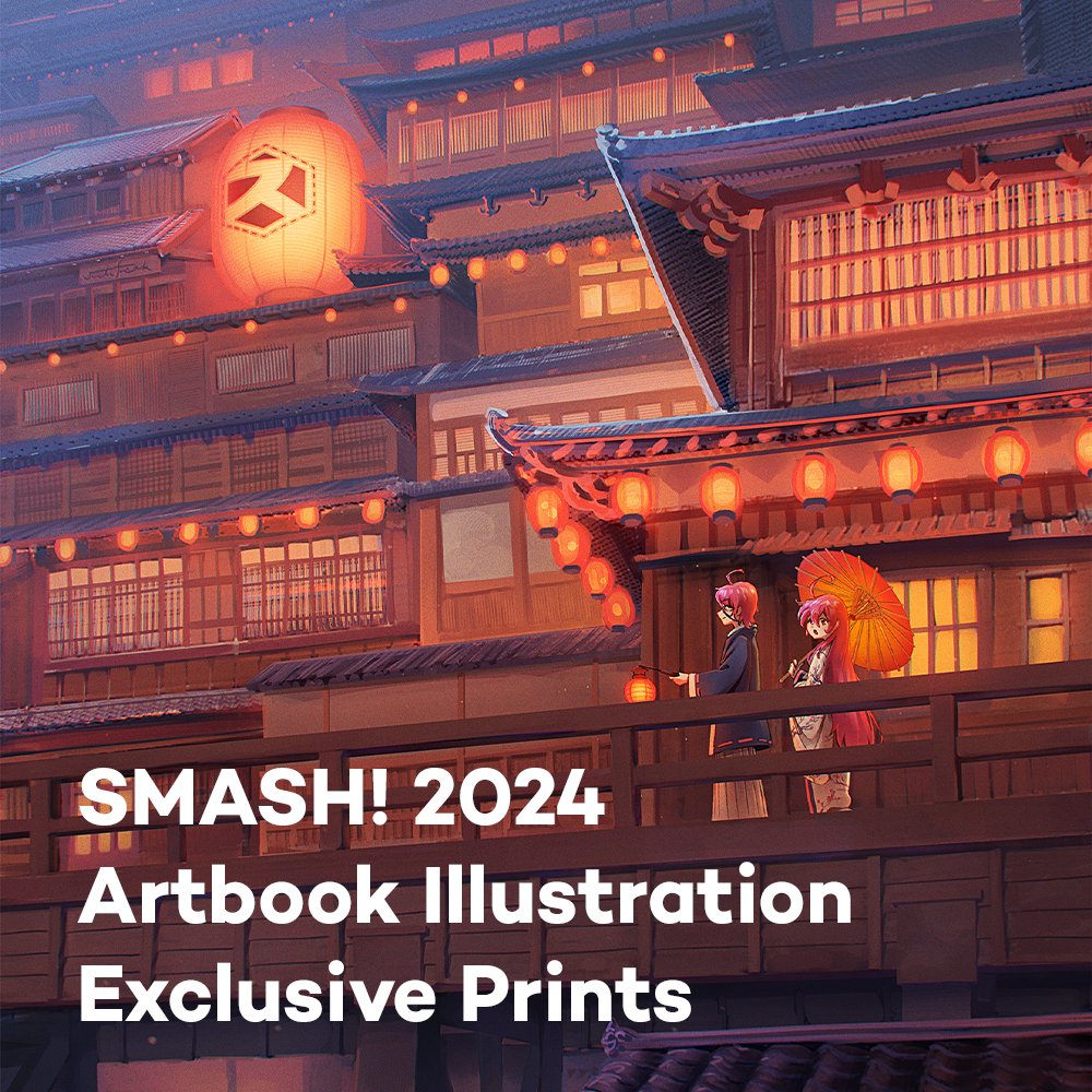 Victifreak's tweet photo. 1 week until @smashcon!! I'll be at table 632 selling prints including my 2024 SMASH! artbook illustration as limited posters! I'm shaking with excitement hope to see you there!!! https://t.co/Y6G29cZP0I