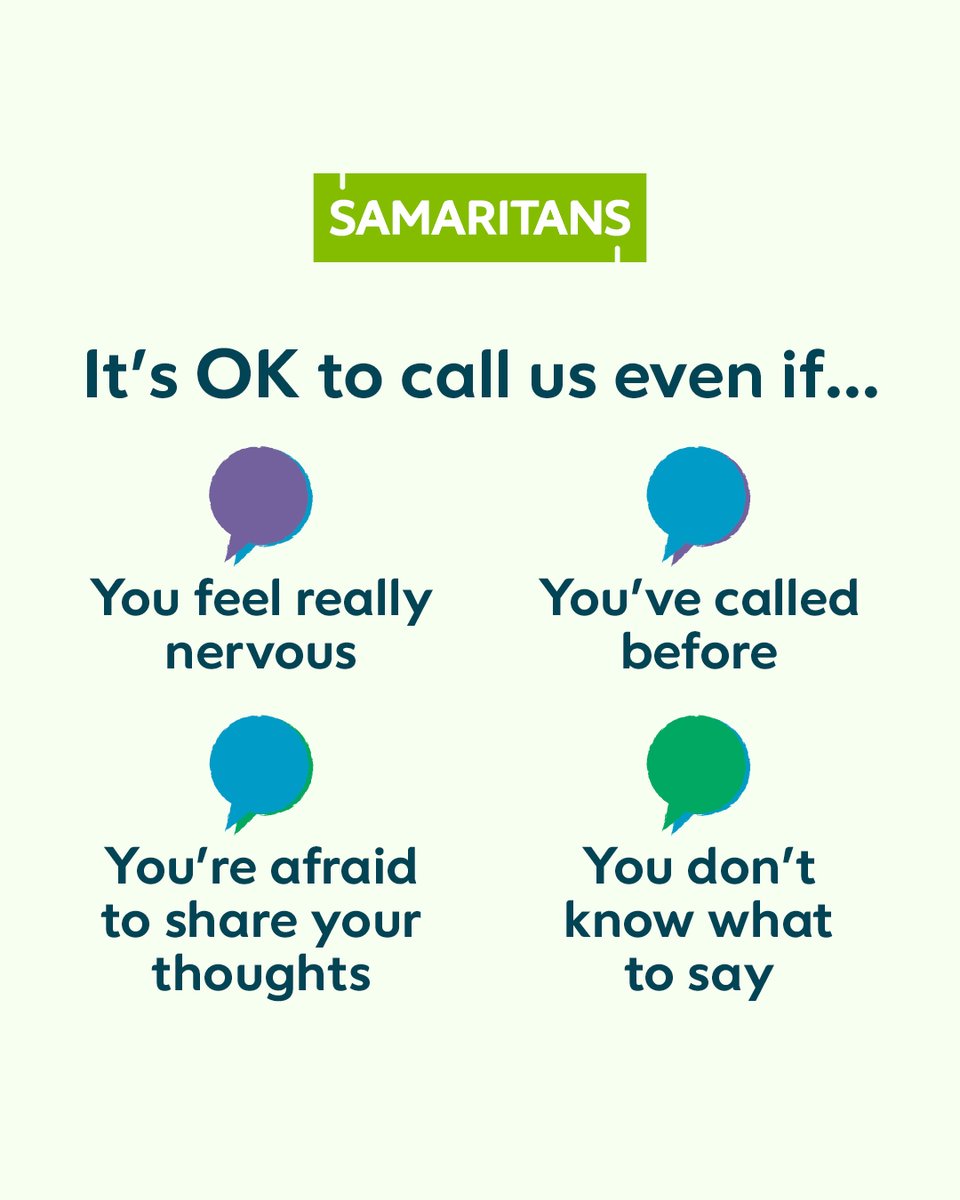 Remember: We know how much courage it takes to reach out, and we'll always be glad you managed that step.