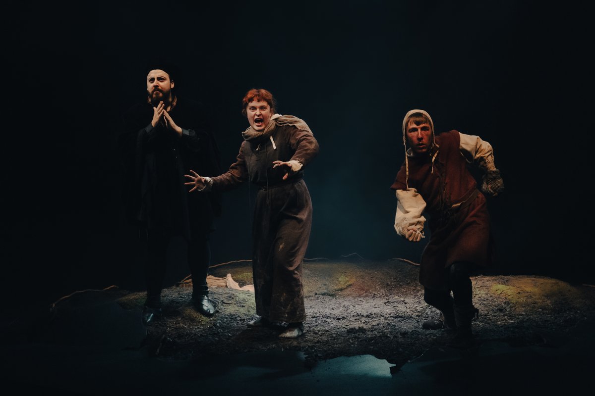royalcourt's tweet photo. The year is 1553, the true Golden Age of English football. It’s the Allen Valley Whitsun Game, and men will die today... 

Today we say goodbye to Stewart Pringle's The Bounds, as it completes its run in our Jerwood Theatre Upstairs. Congratulations to the company on a brilliant run⚽
