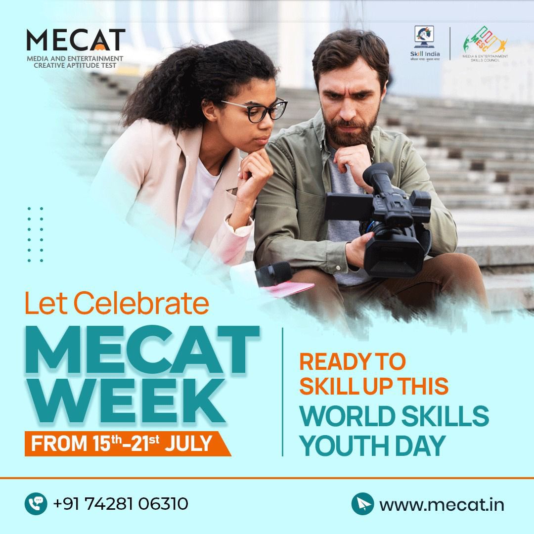 AnimationXpress's tweet image. Ready to skills up this World Skills Youth Day?

Celebrate MECAT week with us! Students enroll yourself for the Media &amp;amp; Entertainment Creative Aptitude Test today! 

Enroll now: mecat.in
.
.
.
#massmedia #mediastudents #media #students #entertainment #skills #test