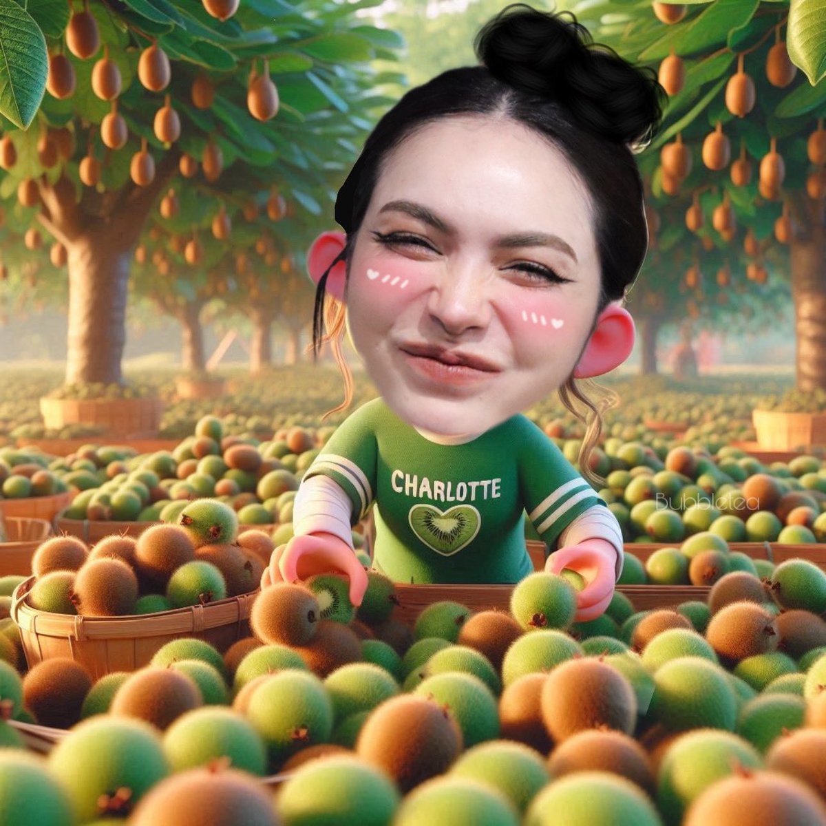 itscharlotty's tweet photo. กีวี่หวานๆมาแล้วจ้า 🥝

 #ZespriKiwifruitXCharlotte https://t.co/pzoKIRJebN