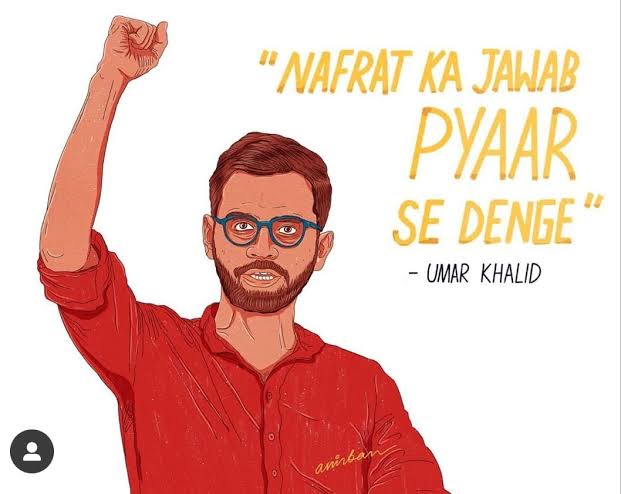 FreeUmarKhalid1's tweet photo. "हम नफरत का जवाब नफरत से नहीं देंगे। हम नफरत का जवाब प्यार से देंगे।"

जिस शख्स ने अपने भाषण में ये बात कही वो 1400 दिन जेल में बिता चुका है. क्या आप इस पर विश्वास कर सकते हैं?

#UmarKhalid1400DaysInJail
#ReleaseAllPoliticalPrisoners https://t.co/kmzgqlps62