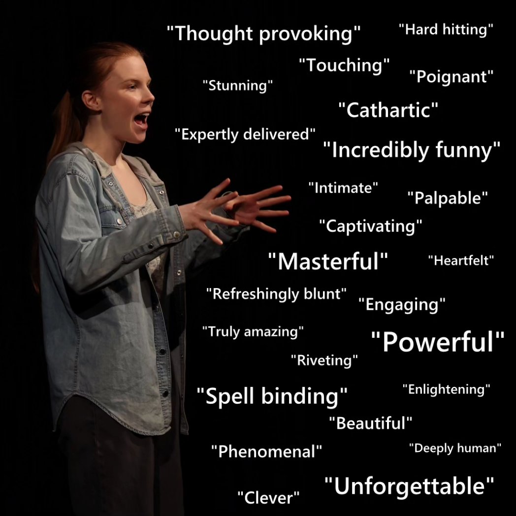 Today is the day! Dear Eliza is on at The King's Arms tonight at 7pm, then tomorrow at 6pm. Still tickets available so go book yourself some!

greatermanchesterfringe.co.uk/events/dear-el…

Trust what previous audiences have said about the show ↓↓↓