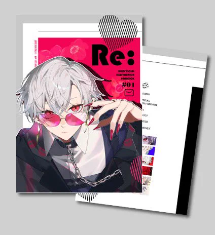 【通販開始のお知らせ】にじそうさく09の新刊イラスト本とポスカセットの通販開始されました!どうぞよろしくお願いします! #にじそうさく09 ○ポスカセット(再録+描き下ろし)○新刊イラスト本(ちまブラ・せめよん) 