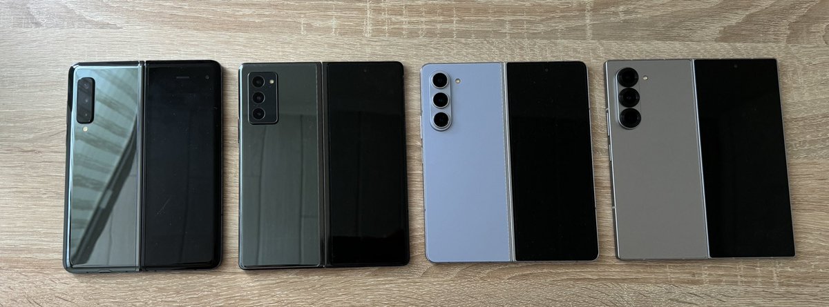 MaxJmb's tweet image. We’ve come a far way since the original #GalaxyFold to the #GalaxyZFold6