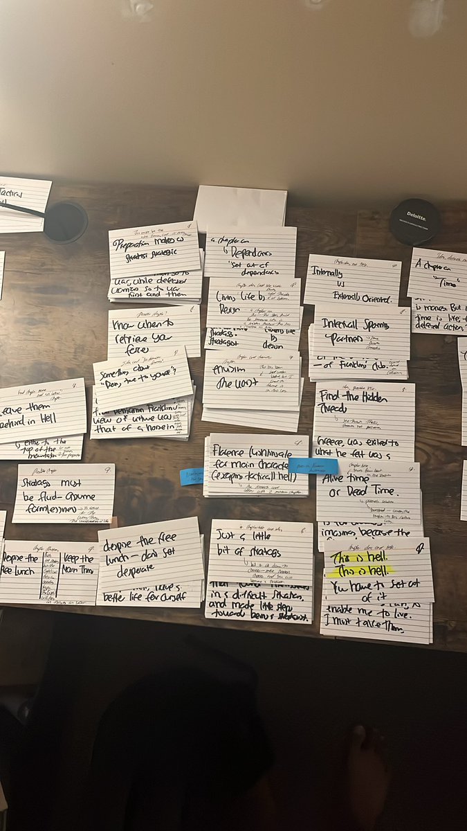CheaithanyaP's tweet photo. The notecards coming along well https://t.co/7ETV9lSUcZ