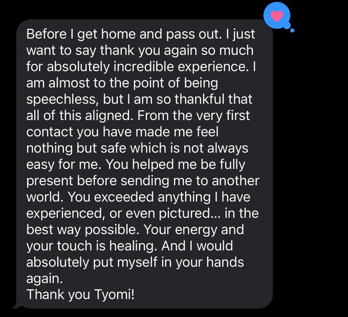 Her Testimonial from her Nuru Experience with me ❤️ I perform  Healing work, and I disarm people to create<a href="/tag/talent"class="tags"><span>#talent</span></a>