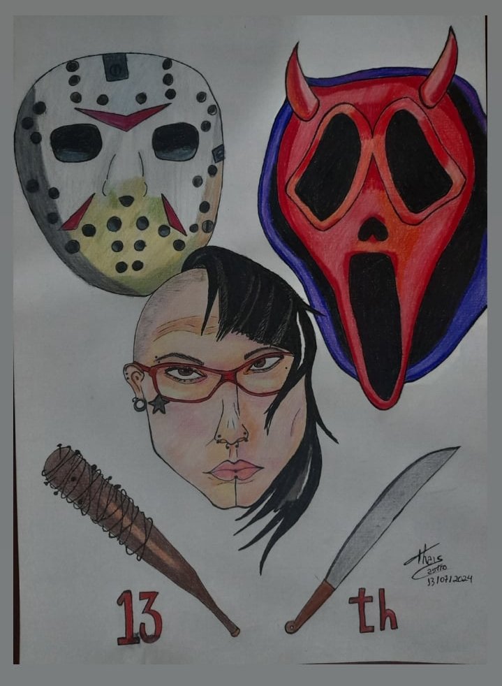 Presente SENSACIONAL que recebi da Minha Princesa Metaleira @thaacastro13
Essa Artista Incrível! É Imenso o Meu Orgulho em ser Eternizada em uma de suas Artes que tanto Admiro. Nem tenho palavras suficientes para Agradecer ♡
.
.
.
.
.
.
#Art #Sketches #HorrorFans