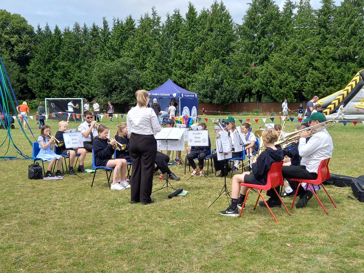 Wonderful atmosphere at Jude Fest, our musical summer fair.