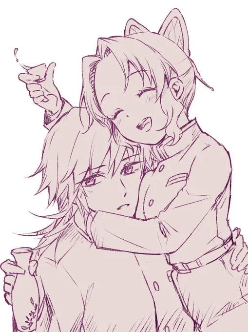 ぎゆしのラクガキ再掲 