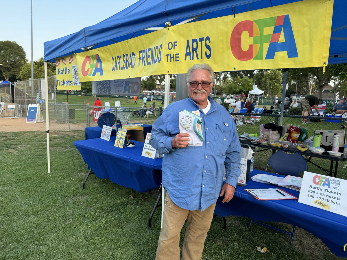 CarlsbadFriends's tweet photo. Congratulations to our #RaffleWinners! See you next week at #CalaveraPark 
Thank you to our #Sponsors! All proceeds go to support #Arts and #Culture programs in the City of #Carlsbad https://t.co/lEm4uthvMb