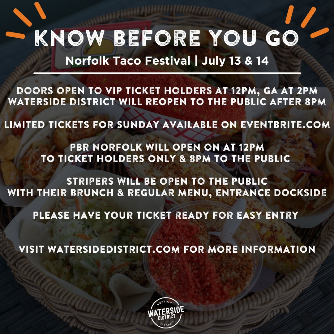 It's Finally the NORFOLK TACOFEST! 🌮 🌮 Here's what you probably didn't know you wanted to know, and the next question is how many tacos can we eat!?

More info: bit.ly/4buj3dF