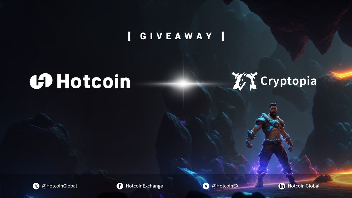 We are thrilled to announce our exciting new partnership with <a href="/Cryptopia_world/">CryptoPia</a> $BCPI

To celebrate this collaboration, <a href="/Cryptopia_world/">CryptoPia</a> is giving away $300 worth of $BCPI 

Follow @cryptopia_world and @hotcoinglobal, then like, comment, and retweet for a chance to win.

We’re