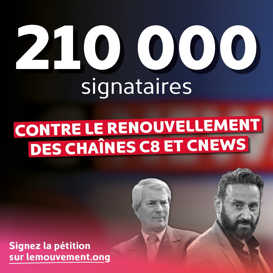 mykeulman's tweet photo. @Milady__Oscar en appoint, signez la petition, là ----›https://t.co/PhRfgYG22L
#stopC8 #stopCnews #stopfachosTV https://t.co/7VsAHyXpdl