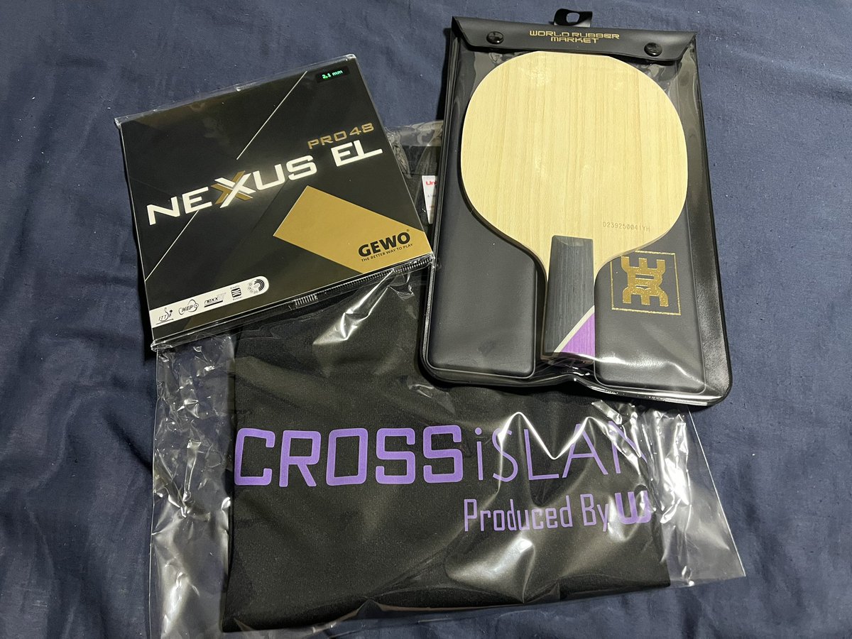 takki86's tweet image. ここ数年で1番いい買い物したわ！
今まで使ってきたラケットのグリップで1番の握り心で感動！
使用するのが楽しみ！
自分自身のペン粒の理想である小島コーチと同じ用具が使えることにCROSSiSLAND制作に携わってくれた全ての方々に感謝です！

#CROSSiSLAND