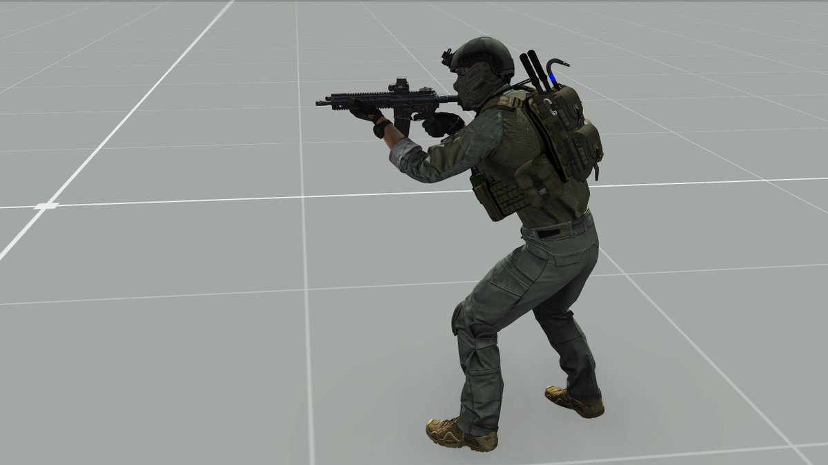 USPmod's tweet image. WIP: Early look at the Crye G4 uniform ingame.