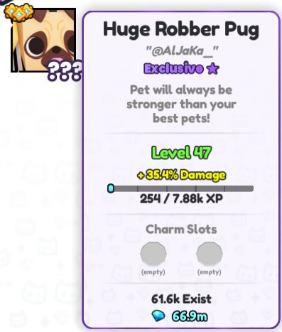 🎉 PS99 Giveaway 🎉

🔥 HUGE Robber Pug 🔥

Requirements:
🤝 Follow me and <a href="/MrHepyxl/">MrHepyxl</a> 🤝
❤️ Like ❤️
🔄 Retweet 🔄
💬 Comment your Username 💬

🍀Ends in 7 Days, Good Luck! 🍀
#PetSimulator99