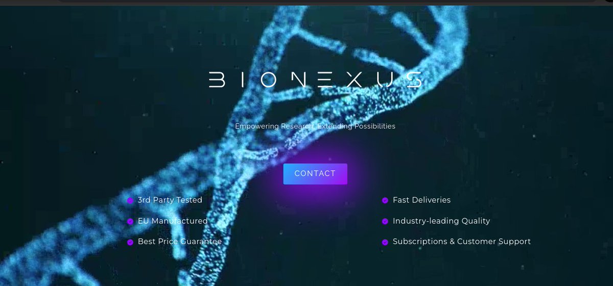 arroncarrcw's tweet photo. 🚀 Exciting News from Breakthrough Biolabs! 🚀

Introducing 🚀 Bionexus Technologies, 🚀 your gateway to cutting-edge biopharma solutions! Specializing in peptides like semaglutide and tirizapide.

Join us in shaping the future of biopharma. 🔗 https://t.co/dChInSeU8j https://t.co/fgrTBMSjIE