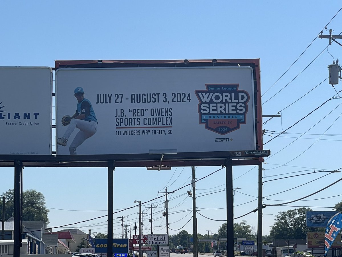 Kimber Nelson (@slbwsdirector) on Twitter photo 2 weeks til first pitch <a href="/Slbws_easley/">SLBWS_Easley</a> The volunteers are putting final touches, teams qualifying, and I’m running around (as usual) making sure all is perfect. We could not do this w/o our sponsors <a href="/adidas/">adidas</a> <a href="/NewEraCap/">New Era Cap</a> <a href="/EastonBaseball/">Easton Baseball</a> <a href="/LittleLeague/">Little League</a> <a href="/DICKS/">DICK'S Sporting Goods</a> <a href="/CityofEasleySC/">City of Easley</a> #LLWS 2 weeks til first pitch <a href="/Slbws_easley/">SLBWS_Easley</a> The volunteers are putting final touches, teams qualifying, and I’m running around (as usual) making sure all is perfect. We could not do this w/o our sponsors <a href="/adidas/">adidas</a> <a href="/NewEraCap/">New Era Cap</a> <a href="/EastonBaseball/">Easton Baseball</a> <a href="/LittleLeague/">Little League</a> <a href="/DICKS/">DICK'S Sporting Goods</a> <a href="/CityofEasleySC/">City of Easley</a> #LLWS