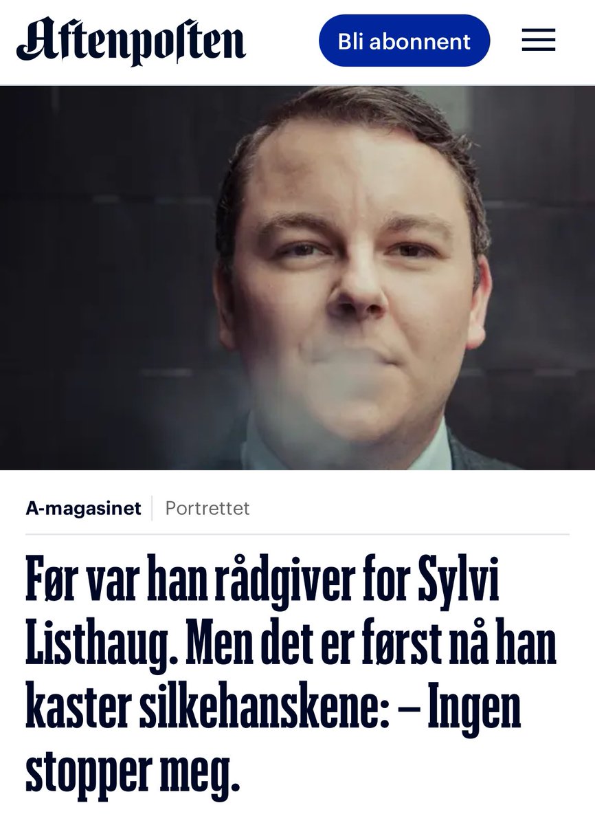 Ok men fra nå er vi enige om det ikke er lov å påberope seg å være kneblet og forsøkt kansellert fordi woke og sånn mer, ikke sant? Fint.