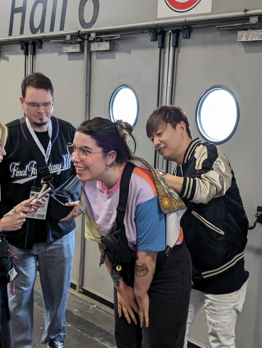 Fear_iel's tweet photo. I can die in piece ! 🥹🥹🥹

Please Yoshida-san come back to France more often! I want to come back to comment on the Battle Challenge scene and see the community again!

#FFXIV #JapanExpo2024 #JapanExpoParis @FF_XIV_EN https://t.co/RwZDOU6lft