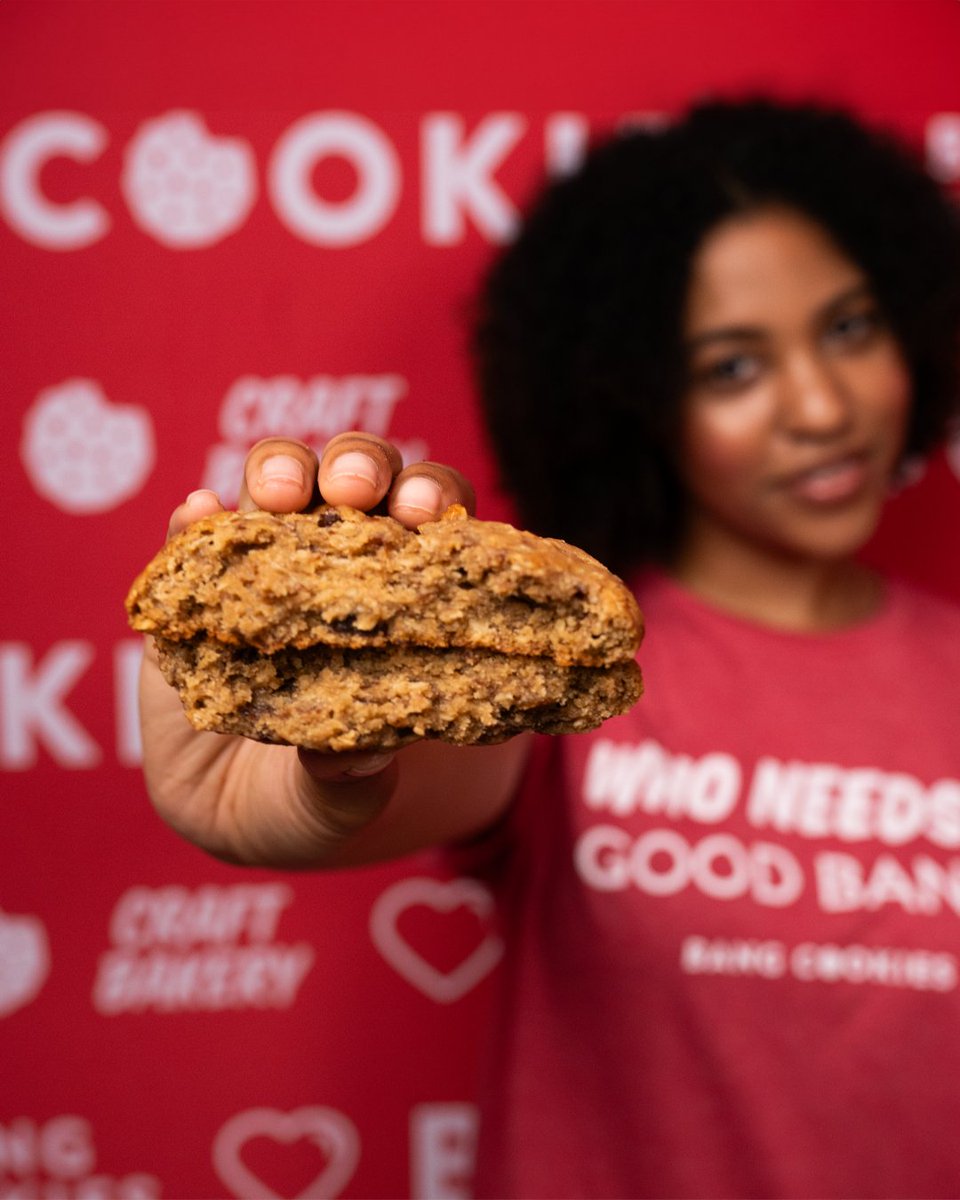 TryBangCookies's tweet photo. @erene.music gave us the run for our money on how the Oatmeal Raisin Cookie is Bang Cookies best flavor ever! https://t.co/sEbsxxXRzV