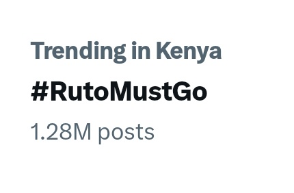 #RutoMustGo